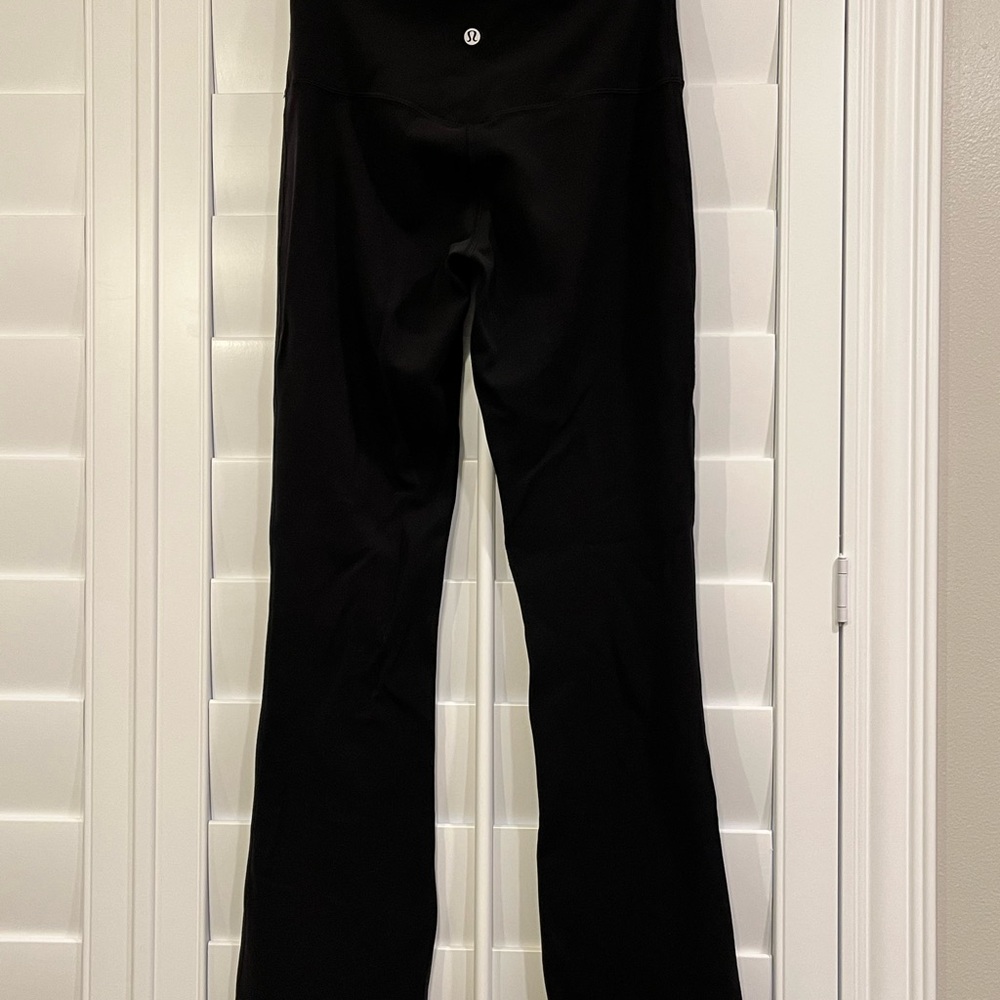 Lululemon Black Mini Flare Align Leggings 28” inseam